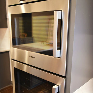 Custom Kitchen featuring Shiloh Cabinetry, Cambria Quartz, and Bosch Appliances