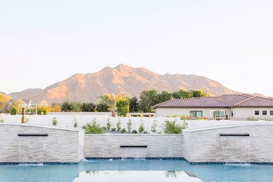 Example of a transitional pool design in Phoenix