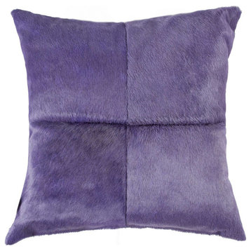 18"x18"x5" Purple Quattro Pillow