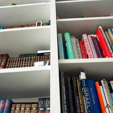 Bookcase with base unit storage