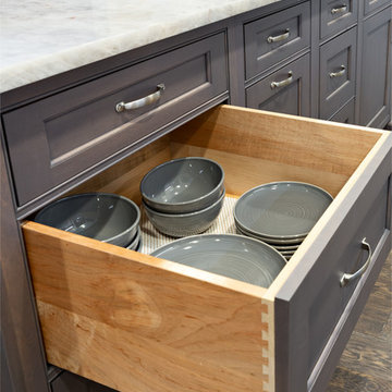 Deep Drawers for Dish Storage