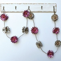 FLOWER GARLAND - FUCHSIA, PINK & SILVER - Products