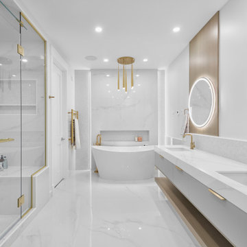 Sturgeon County Ensuite & Fireplace