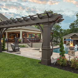 Pool House and Ultimate Back Yard Living - Pergolas