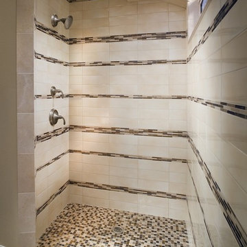 Mosaic Striped Shower
