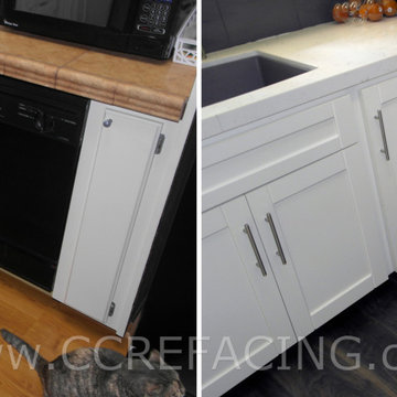 Los Gatos reface with White Shaker doors