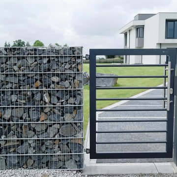 Fence "LEVEL" in gabions REDHEN