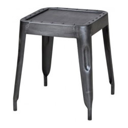 Raw Metal Stool - Bar Stools And Counter Stools