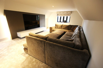 Photo of a contemporary home in Cheshire.