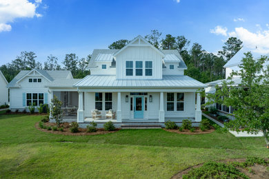 Inspiration for a contemporary exterior home remodel in Other