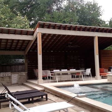 Old West Austin Poolside Pergola and Much More!