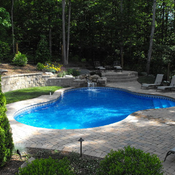 Residential Pool, Patio, & Gardens, Gate City VA