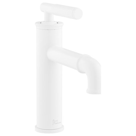 Avallon Single Hole, Single-Handle Sleek, Bathroom Faucet, Matte White