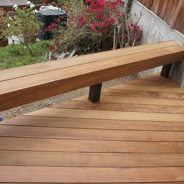 Ironwood deck and bench