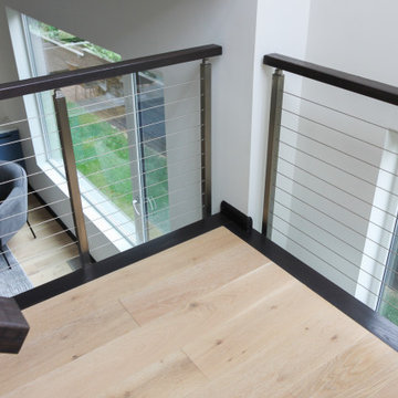 Project #70 | Open-Riser Staircase with Cable Railing