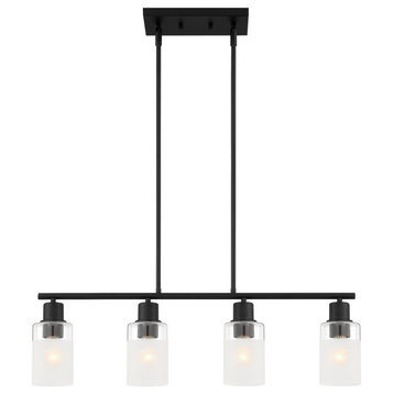 Designers Fountain D236M-IS Cedar Lane 4 Light 31"W Linear - Matte Black