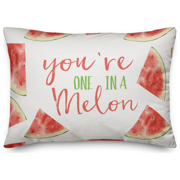 You're One, a Melon 14"x20" Spun Poly Pillow