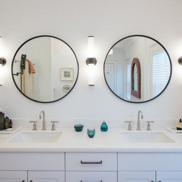 Modern Touches in an Eclectic Master Bath