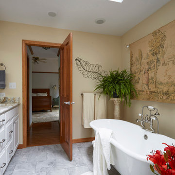 Colonial Master Bath Gets Classic Makeover