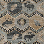 KAS - KAS Chester 5637 Woodlands  Rug, Seafoam, 7'10"x9'10" - Let's bring nature indoors! Chester is a machine woven collection designed of updated and trendy lodge looks in today's colors. Youre sure to enjoy the feel of the woodsy outdoors in the comfort of your home! These rugs are made in Turkey of 100% polypropylene and have a pile height.