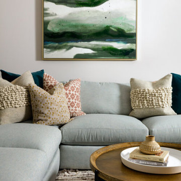 Clyde Hill Home: Living Room