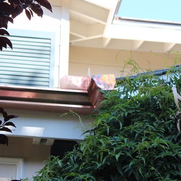 Seamless Copper Rain Gutters in Los Angeles