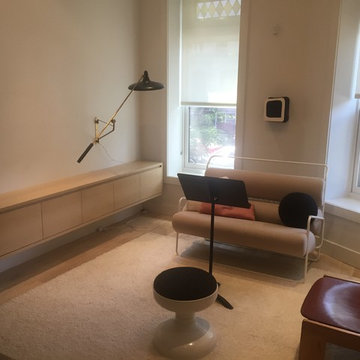Brooklyn townhouse: living room