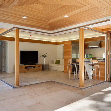 The Natural Beauty of a NanaWall Opening Glass Wood System