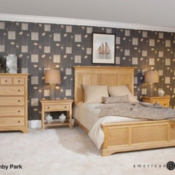 American Drew 901-322_R Ashby Park Panel Bed 4/6 - Panel Beds