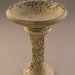 Iris Birdbath - Bird Baths