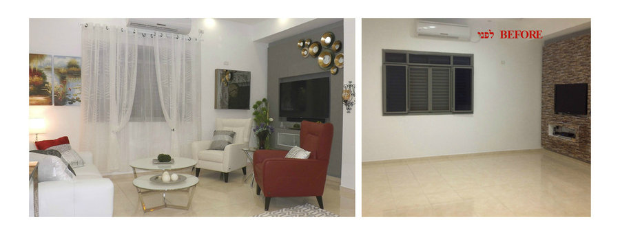 view of living room from dining room