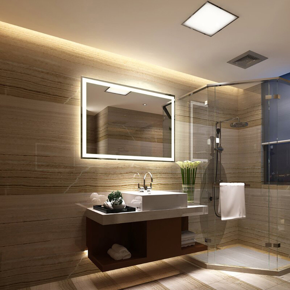 Radiant Series Inset LED Mirror, 48"x36"x1.75"