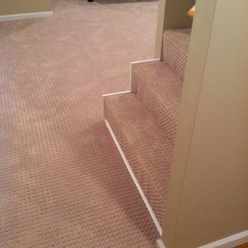 New Stairs leading to distinct basement spaces