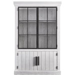Universal Furniture - Universal Furniture Modern Farmhouse Huntley Display Cabinet - Make a statement with the Huntley Display Cabinet. Showcasing a fusion of metal, wood and glass, this cabinet will offer a strong sense of style and plenty of storage in any room.