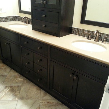 Hall master and kids bath remodels