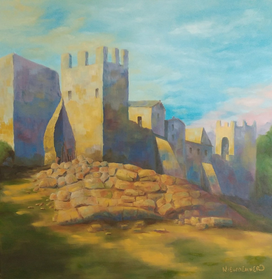 Villanova d'Albenga, 36x36, gallery wrap