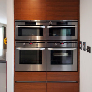Approved Used Kitchen, Large Commodore True Handless, AEG Appliances
