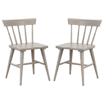 Hillsdale Mayson Wood Spindle Back Dining Chair, Set of 2