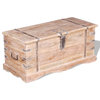 vidaXL Storage Chest Decorative Storage Box Wooden Trunk Chest Acacia Wood