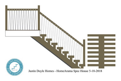 CAD Drawing 2018 Homearama Showcase Stair.