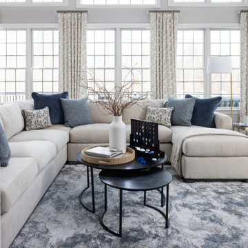 Transitional Retreat - Family Room Remodel & Scullery Kitchen - Haymarket, VA