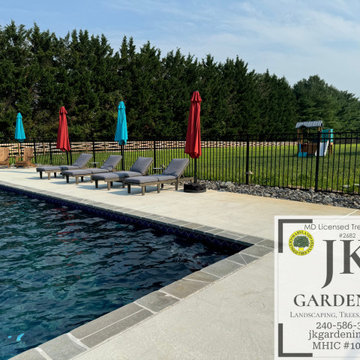 Delaware River Jack Stone Bed Around Pool