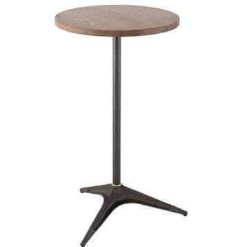 Nuevo Furniture Compass Bar Table in Brown/Black