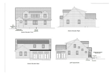 Example of a beach style exterior home design in Boston