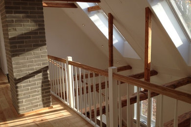This is an example of a modern staircase in Aalborg.