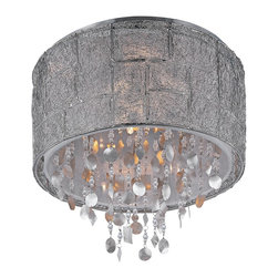 Maxim - Maxim Allure 16" Wide Polished Nickel Ceiling Light - Flush-mount Ceiling Lighting