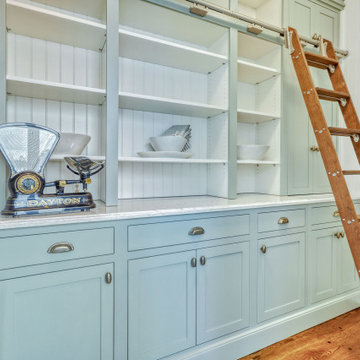 Waterfront Addition Custom Built In Storage Wall