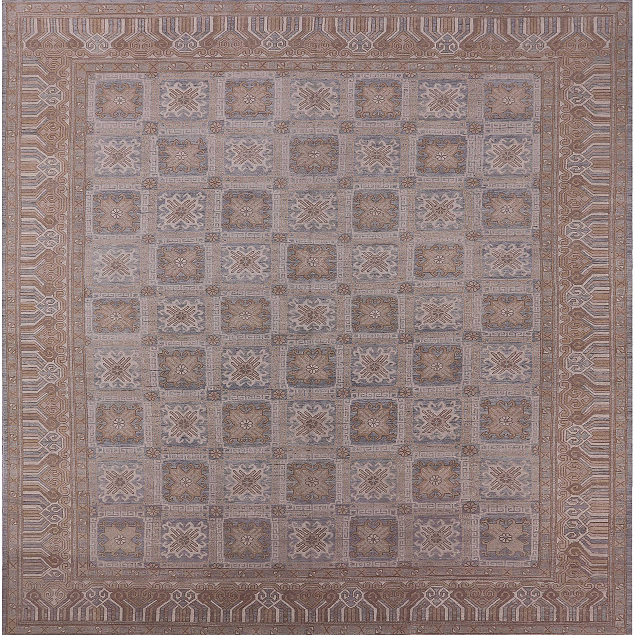 Square Lounge Rug Ahgly Company Indoor Rectangle Mid-Century Modern Area Rugs, 5' x 7', 6 ...