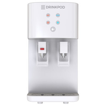 Drinkpod 2000 Series Bottleless Hot and Cold Touchless Water Dispenser, White