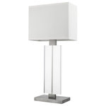 Acclaim Lighting - Acclaim Lighting TT7702-66 Shine - One Light Table Lamp - Off-White Shantung Shade